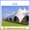 100% polyester pvc coated waterproof pvc membrane architecture fabric